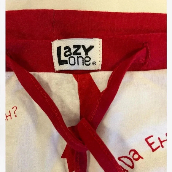 Lazy One Junior  Boxer Shorts Canada Eh Red White Size XL - Picture 3 of 5